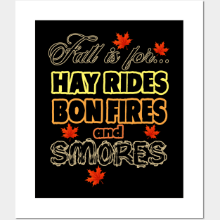 Fall is for SMORES Posters and Art